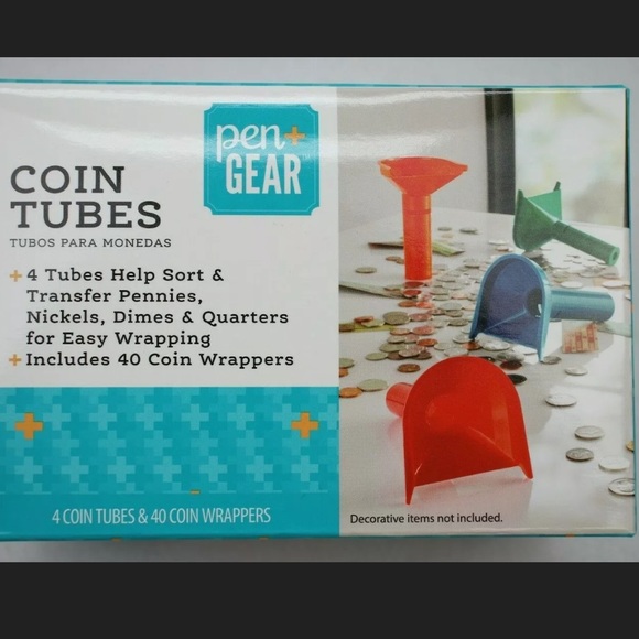 Pen Gear Storage Organization Pen Gear Coin Tubes Stocking Stuffer Idea Gift Poshmark